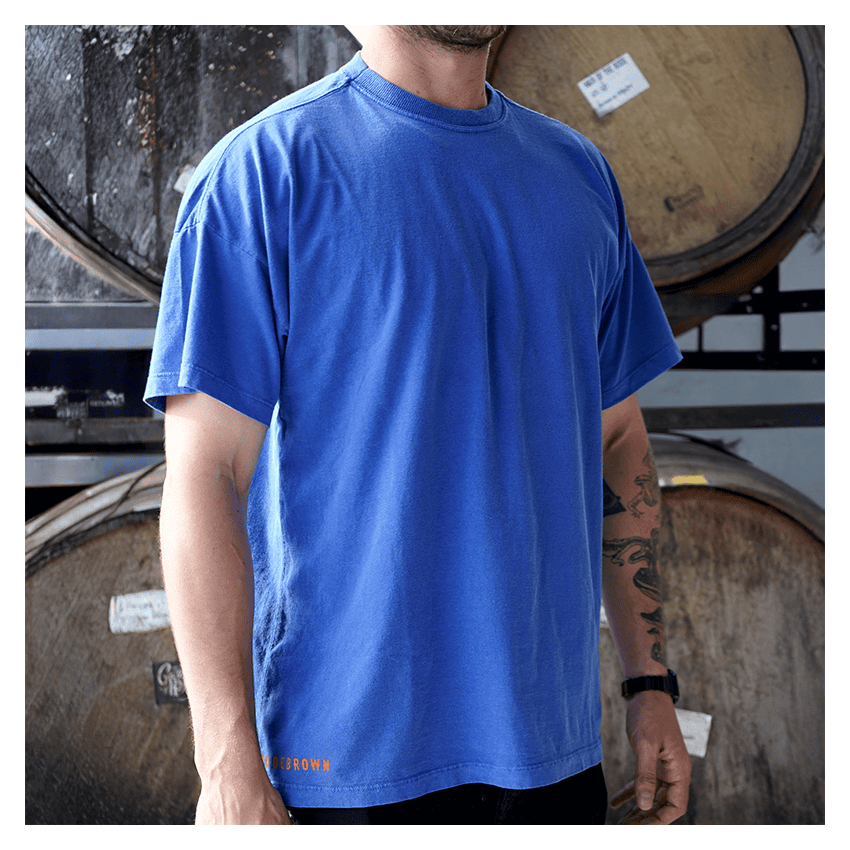 Camiseta Bodebrown Bode Laranja - Azul Estonado