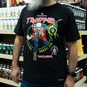 Bodebrown Jaqueta Corta-vento Trooper Brasil IPA - Iron Maiden