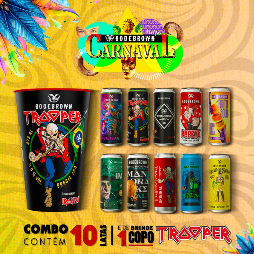 Combo de cervejas artesanais Bodebroown