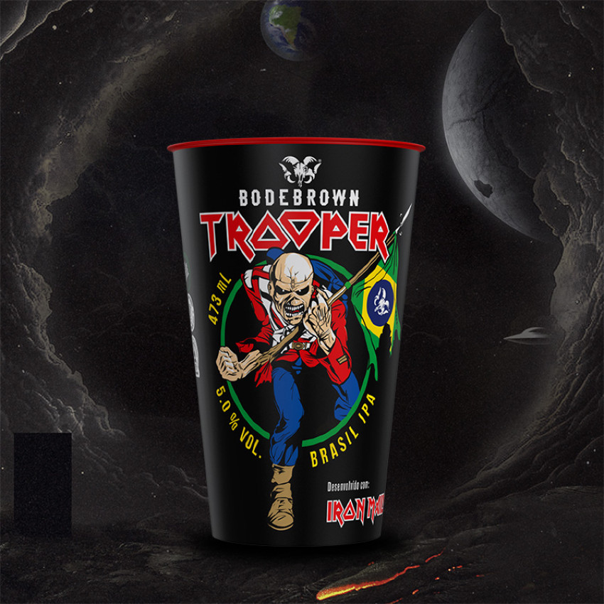 Copo plástico Iron Maiden Trooper - 550ml