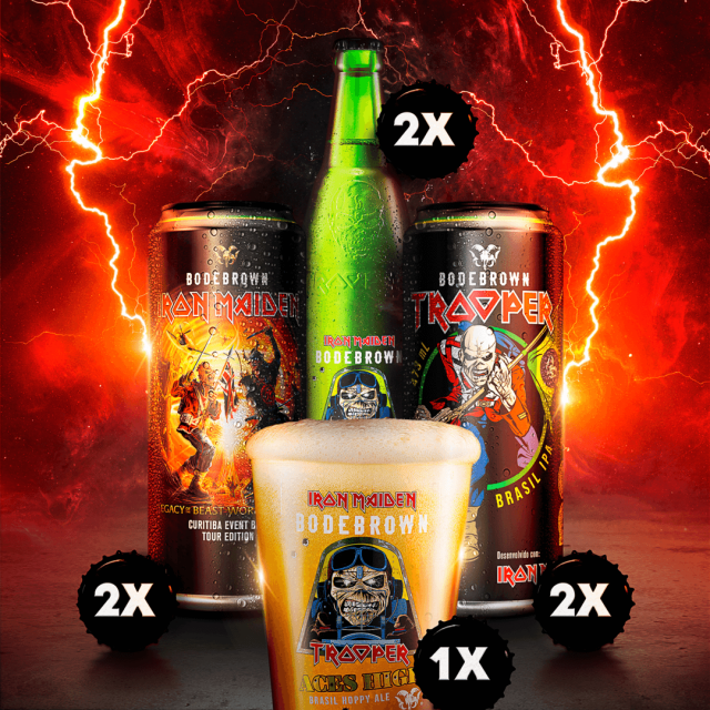 Combo Cervejas Iron Maiden