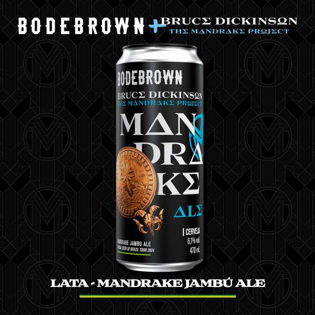 Cerveja Mandrake Jambu Ale Bruce Dickinson