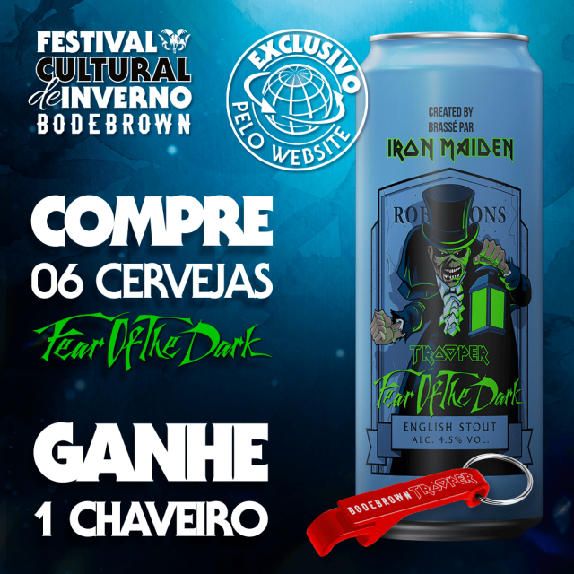 Combo Festival - 6 Fear of the Dark + Chaveiro Grátis