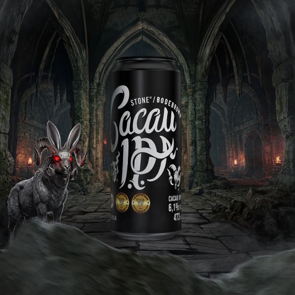 Cerveja Cacau IPA - Stone / Bodebrown - Lata 473mL
