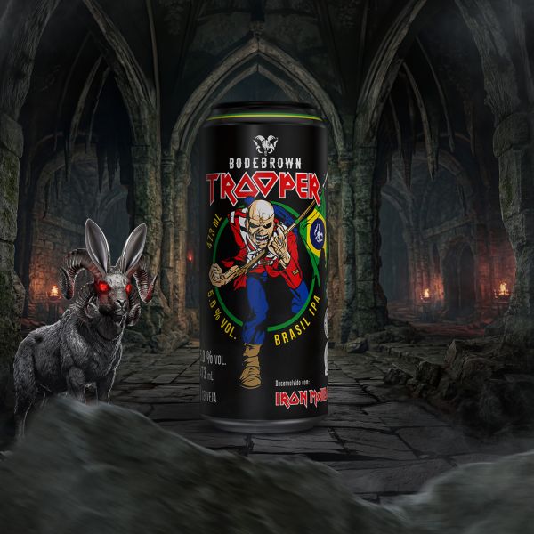 Cerveja Trooper Brasil IPA - Iron Maiden - Lata 473ml