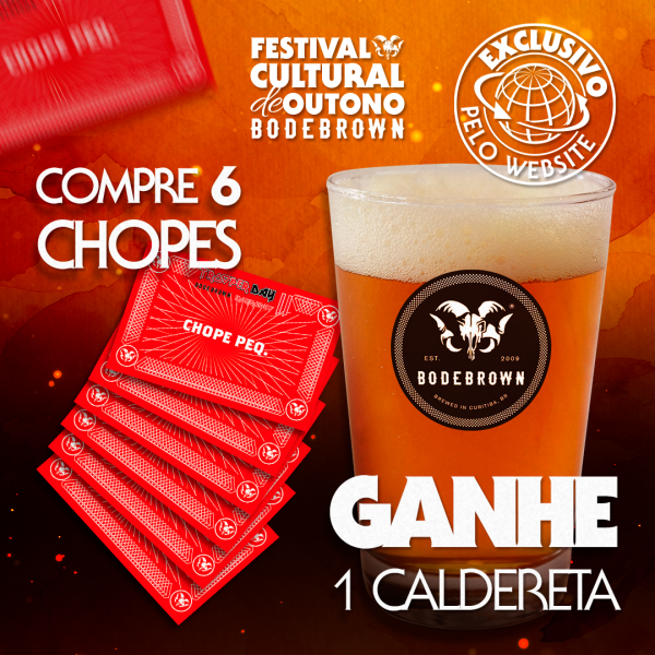 Combo Festival: 6 Copos de Chope + Copo Caldereta