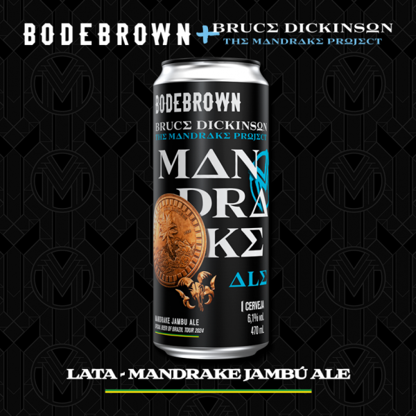 Cerveja Mandrake Jambú Ale - Bruce Dickinson