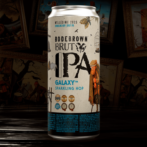 CERVEJA BODEBROWN BRUT IPA GALAXY - LATA 470ML