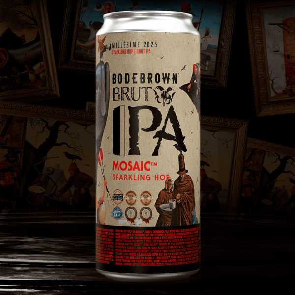 CERVEJA BODEBROWN BRUT IPA MOSAIC - LATA 470ML