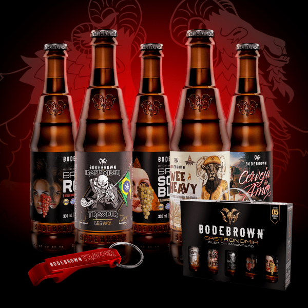 Kit de 5 Garrafas Bodebrown - Maleta