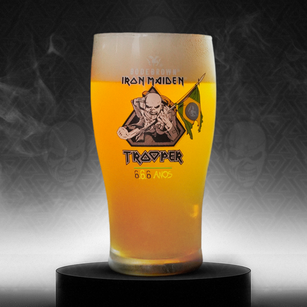 Copo Pint Trooper Brasil IPA 6.6.6. Anos