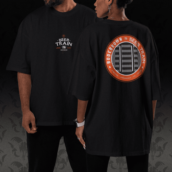 Camiseta Bodebrown Beer Train - Alaranjada