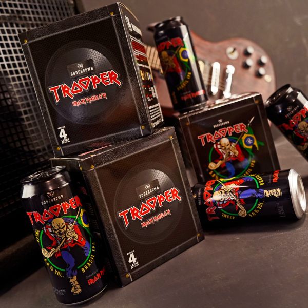 Combo Box com 4 Trooper Brasil IPA - Iron Maiden 3