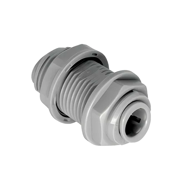 DMFit Conexão Rápida União com Anteparo - Tubo 3/8" x 3/8"