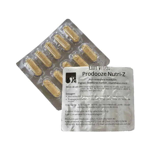 Nutriente Prodooze Brewnutri-Z - Cápsulas