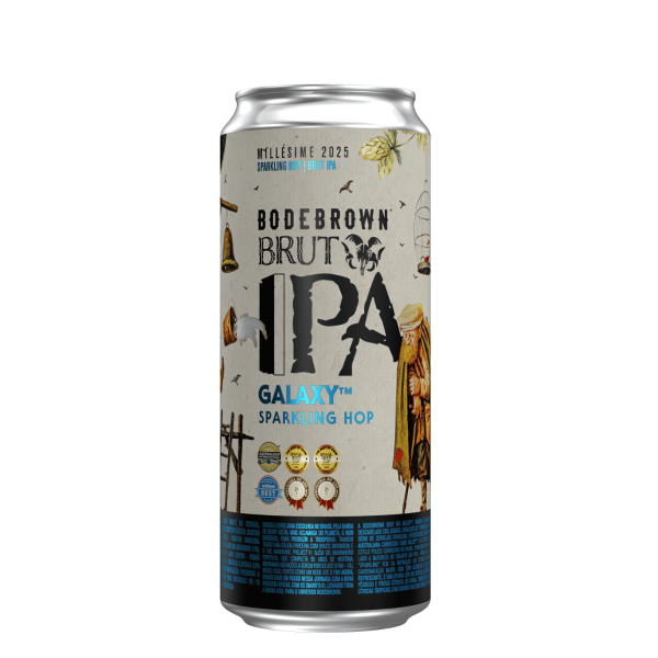 CERVEJA BODEBROWN BRUT IPA GALAXY - LATA 470ML