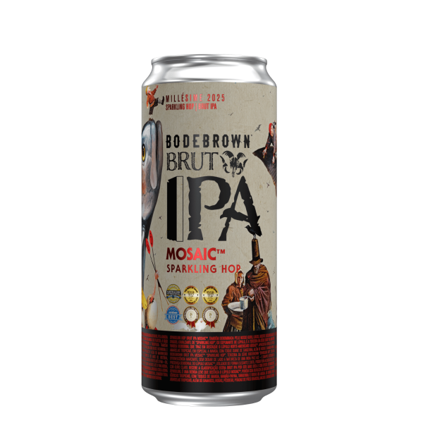 CERVEJA BODEBROWN BRUT IPA MOSAIC - LATA 470ML