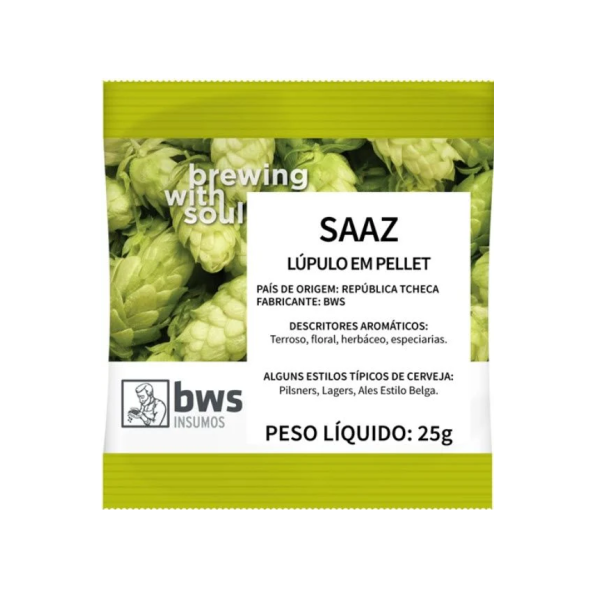 Lúpulo 25g Saaz BWS (2,64%)
