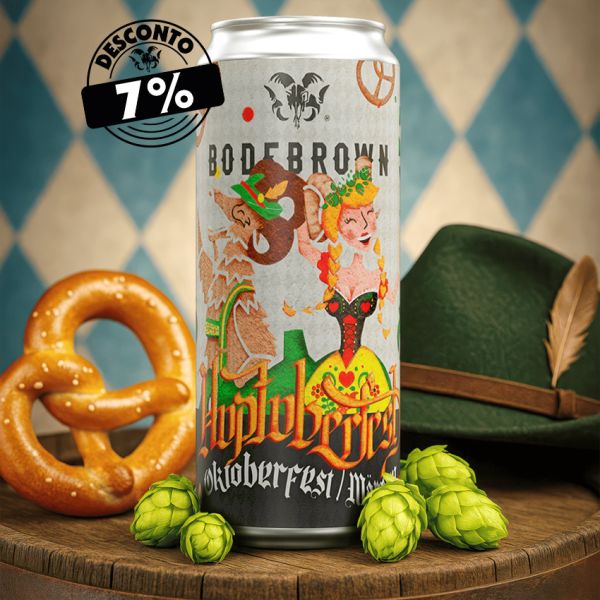 CERVEJA BODEBROWN HOPTOBERFEST MÄRZEN - Lata 470ML