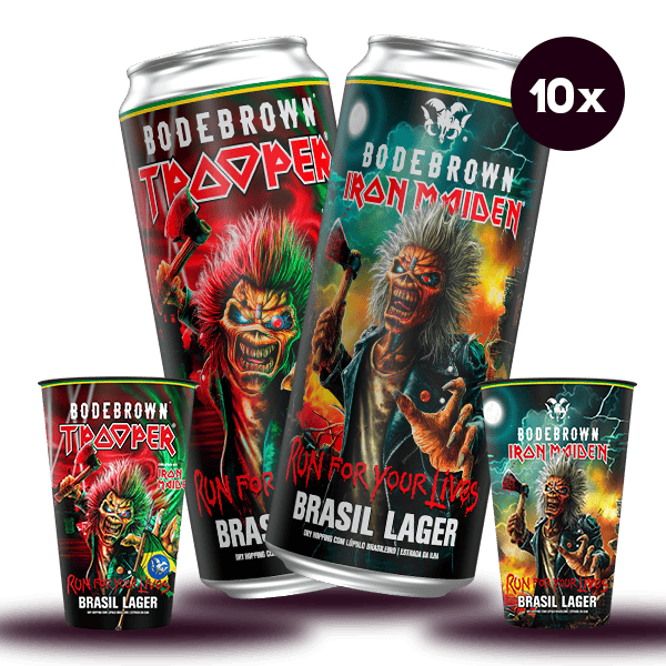 Combo 10 Latas Run For Your Lives + 2 Copos Show Gr&aacute;tis