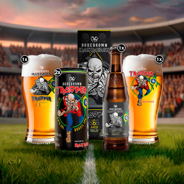 Combo Trooper Brasil IPA + Pints - Edi&ccedil;&atilde;o Colecionador