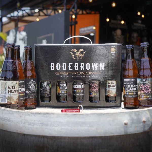 Kit de 5 Garrafas Bodebrown - Maleta