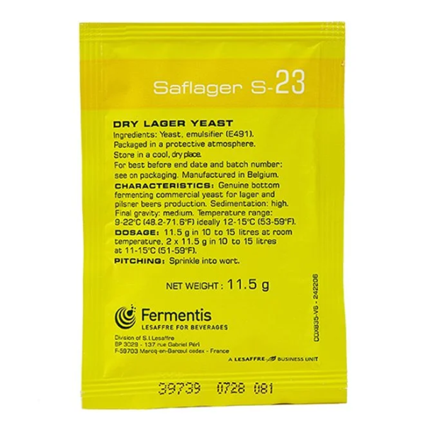 Levedura Fermentis - S 23