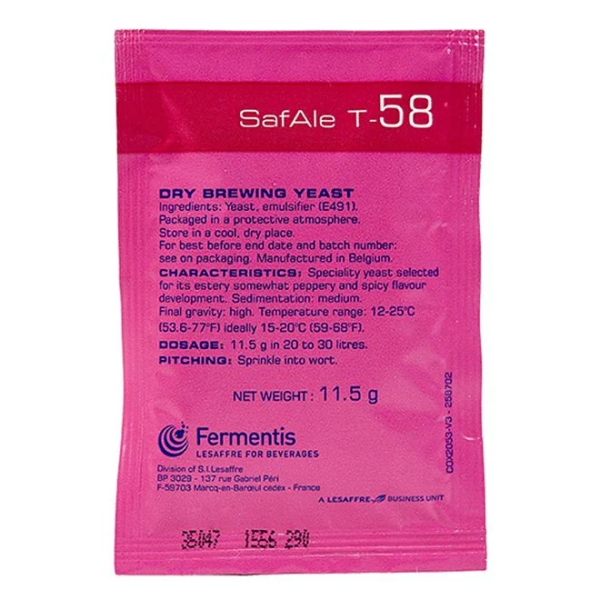 Levedura Fermentis - T 58