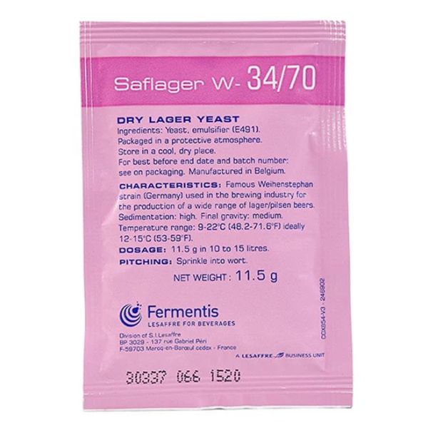 Levedura Fermentis - W 34/70