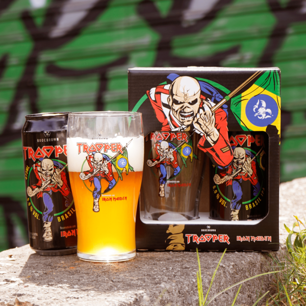 Kit Trooper Brasil IPA   Copo Pint Eddie 1