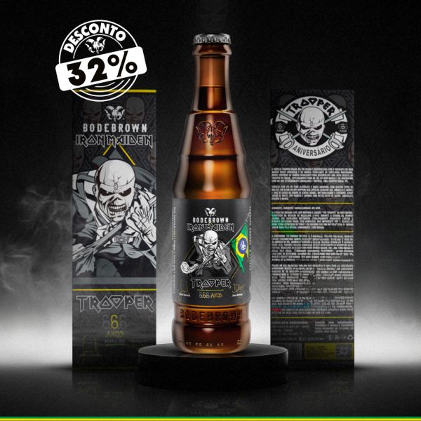 Cerveja Trooper Brasil IPA - Edição Especial 6.6.6 Anos