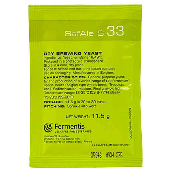 Levedura Fermentis - S 33