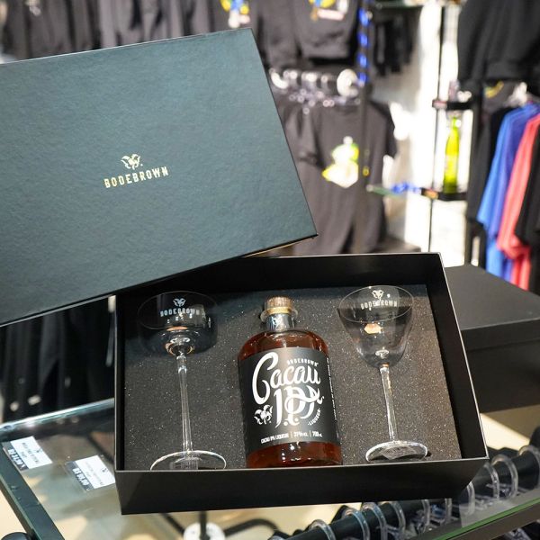 Caixa Luxo Licor + Taças