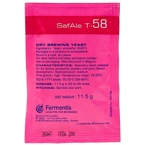 Levedura Fermentis - T 58