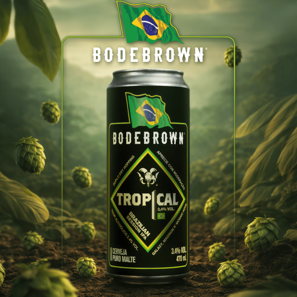 Cerveja Bodebrown Tropical - Lata 470ml