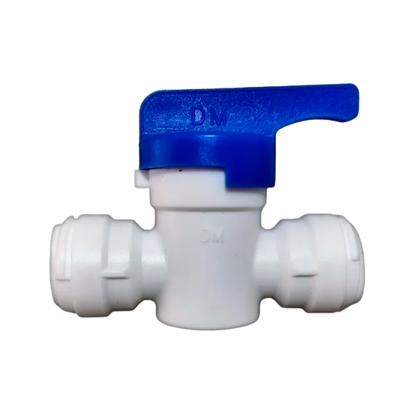 DMFit Conexão Rápida União com Válvula manual - Tubo 3/8" x 3/8"