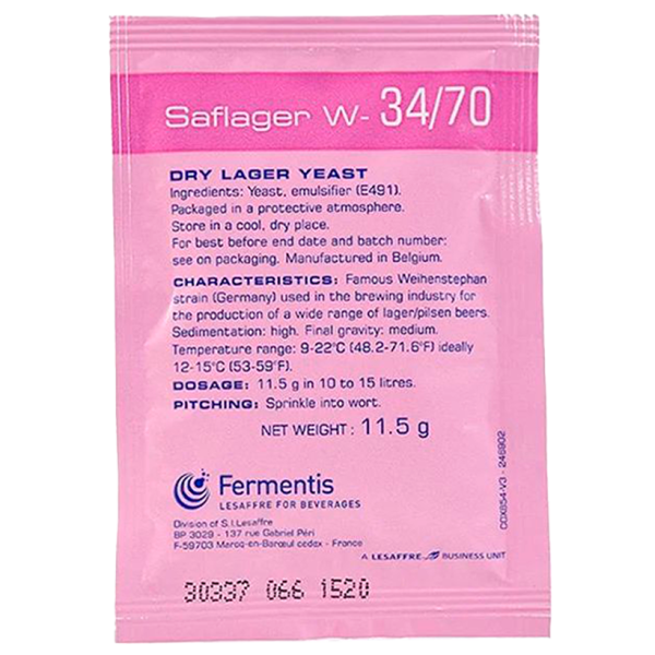 Levedura Fermentis - W 34/70